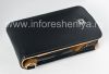 Photo 4 — Signature Leather Case mit vertikalen Öffnungsabdeckung Cellet Exekutiv Case für Blackberry 9630/9650 Tour, Schwarz / Braun