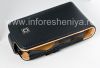 Photo 5 — Case Signature en cuir avec couvercle d'ouverture verticale Executive Case Cellet pour BlackBerry 9630/9650 Tour, Noir / brun