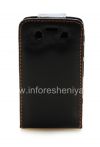 Photo 2 — kasus penutup kulit dengan membuka vertikal untuk BlackBerry 9700 / 9780 Bold, hitam