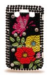 Photo 1 — 塑料袋盖水钻的BlackBerry 9700 / 9780 Bold, 一系列的“蝴蝶”的鲜花