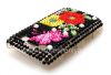Photo 6 — 塑料袋盖水钻的BlackBerry 9700 / 9780 Bold, 一系列的“蝴蝶”的鲜花