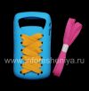 Фотография 7 — Силиконовый чехол со шнуровкой для BlackBerry 9700/9780 Bold, Голубой
