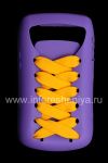 Фотография 1 — Силиконовый чехол со шнуровкой для BlackBerry 9700/9780 Bold, Фиолетовый