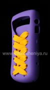 Фотография 4 — Силиконовый чехол со шнуровкой для BlackBerry 9700/9780 Bold, Фиолетовый