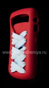 Фотография 3 — Силиконовый чехол со шнуровкой для BlackBerry 9700/9780 Bold, Бордовый