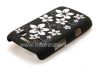 Photo 5 — Plastic bag-cap with laser engraved for BlackBerry 9700/9780 Bold, Black, Large flowers