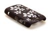 Photo 6 — Plastic bag-cap with laser engraved for BlackBerry 9700/9780 Bold, Brown, Large flowers