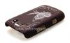 Photo 5 — Plastic bag-cap with laser engraved for BlackBerry 9700/9780 Bold, Brown Butterfly