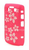 Photo 3 — Plastic bag-cap with laser engraved for BlackBerry 9700/9780 Bold, Pink, large flowers
