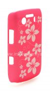 Photo 4 — Plastic bag-cap with laser engraved for BlackBerry 9700/9780 Bold, Pink, large flowers
