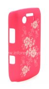 Photo 4 — Plastic bag-cap with laser engraved for BlackBerry 9700/9780 Bold, Pink, small flowers