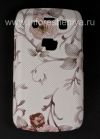Photo 1 — البلاستيك "حلية" حالة الغلاف للبلاك بيري 9700/9780 Bold, مسلسل "زهور"، أبيض
