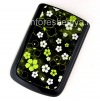 Фотография 1 — Эксклюзивная задняя крышка для BlackBerry 9700/9780 Bold, Серия "Цветочные узоры", Черный/Зеленый