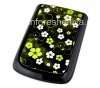 Photo 3 — Exclusive Back Cover for BlackBerry 9700/9780 Bold, Series "Flower patterns", Black / Green