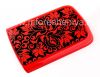 Photo 4 — Exclusive Couverture arrière pour BlackBerry 9700/9780 Bold, Série "Flower pattern" Rouge