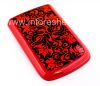 Photo 5 — Exclusive Back Cover for BlackBerry 9700/9780 Bold, Series "Flower pattern" Red