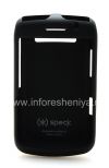 Photo 2 — 生地と企業のプラスチックカバーは、BlackBerry 9780分の9700 BoldためSpeckフィットケースを挿入, ブラック/ホワイト
