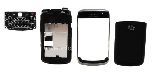 Галерея фотографий товара Оригинальный корпус для BlackBerry 9700 Bold, Черный (Black)