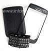 Фотография 1 — Цветной корпус для BlackBerry 9700/9780 Bold, Черный Матовый, Крышка "Кожа"