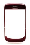 Фотография 6 — Цветной корпус для BlackBerry 9700/9780 Bold, Вишневый/Красный Искристый, Крышка "Кожа"