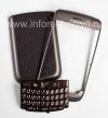 Фотография 1 — Цветной корпус для BlackBerry 9700/9780 Bold, Темная бронза Искристый, Крышка "Кожа"