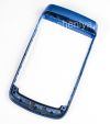 Фотография 8 — Цветной корпус для BlackBerry 9700/9780 Bold, Серо-голубой Искристый, Крышка "Кожа"