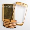 Photo 1 — Warna Case untuk BlackBerry 9700/9780 Bold, Emas Sparkling, penutup "kulit"