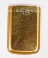 Фотография 3 — Цветной корпус для BlackBerry 9700/9780 Bold, Золотой Искристый, Крышка "Кожа"