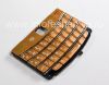 Photo 11 — Warna Case untuk BlackBerry 9700/9780 Bold, Emas Sparkling, penutup "kulit"