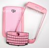 Фотография 1 — Цветной корпус для BlackBerry 9700/9780 Bold, Светло-розовый Матовый, Крышка "Кожа"
