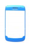 Photo 6 — Farben-Fall für Blackberry 9700/9780 Bold, Blau gebürstet, Abdeckung "Skin"