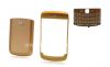 Photo 1 — Warna Case untuk BlackBerry 9700/9780 Bold, emas pucat Sparkling, penutup "kulit"