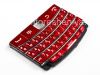 Фотография 11 — Цветной корпус для BlackBerry 9700/9780 Bold, Красный Глянцевый, Крышка "Кожа"