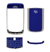 Photo 1 — Cas de couleur exclusive pour BlackBerry 9700/9780 Bold, Bleu / Metallic couverture en papier glacé "peau"