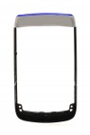 Фотография 7 — Эксклюзивный цветной корпус для BlackBerry 9700/9780 Bold, Синий/Металлик глянцевый, крышка “кожа”