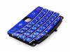 Фотография 13 — Эксклюзивный цветной корпус для BlackBerry 9700/9780 Bold, Синий/Металлик глянцевый, крышка “кожа”