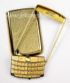 Photo 1 — 独家颜色身体BlackBerry 9700 / 9780 Bold, 金色光泽的封面，“革”