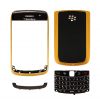 Фотография 1 — Эксклюзивный цветной корпус для BlackBerry 9700/9780 Bold, Золотой/Черный глянцевый, крышка “кожа”