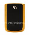 Фотография 2 — Эксклюзивный цветной корпус для BlackBerry 9700/9780 Bold, Золотой/Черный глянцевый, крышка “кожа”