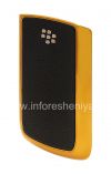 Фотография 7 — Эксклюзивный цветной корпус для BlackBerry 9700/9780 Bold, Золотой/Черный глянцевый, крышка “кожа”