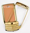 Photo 1 — Caso del color exclusiva para BlackBerry 9700/9780 Bold, Oro / arena cubierta de metal brillante