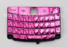 Photo 5 — Caso del color exclusiva para BlackBerry 9700/9780 Bold, Cubierta de metal brillante rosa