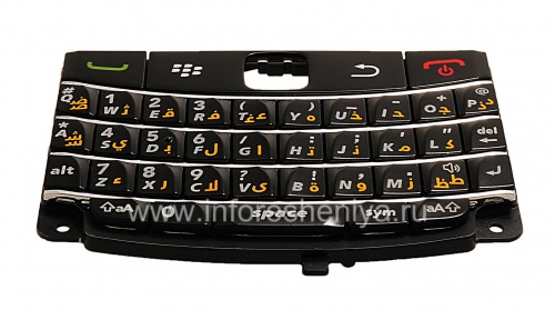 Photogallery for Ikhibhodi yoqobo BlackBerry 9700 / 9780 Bold (ezinye izilimi), Mnyama, isi-Arabhu, isiHeberu product
