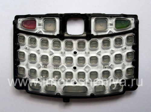 Photogallery for The original English keyboard for BlackBerry 9700/9780 Bold, Black with light stripes product