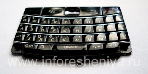 Photogallery for The original English keyboard for BlackBerry 9700/9780 Bold, Black with light stripes product