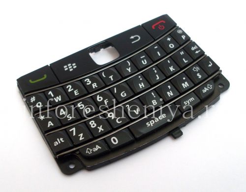 Photogallery for The original English keyboard for BlackBerry 9700/9780 Bold, Black with dark stripes product