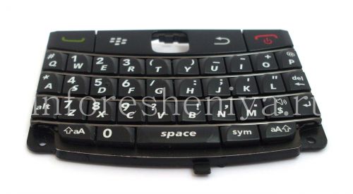 Photogallery for The original English keyboard for BlackBerry 9700/9780 Bold, Black with dark stripes product