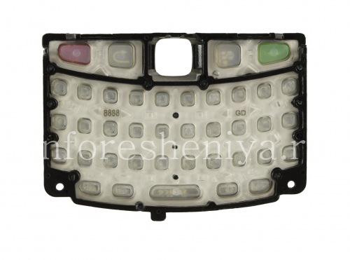 Photogallery for The original English keyboard for BlackBerry 9700/9780 Bold, Pearl White product