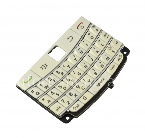 Photogallery for The original English keyboard for BlackBerry 9700/9780 Bold, Pearl White product