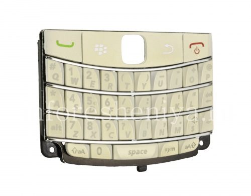 Photogallery for The original English keyboard for BlackBerry 9700/9780 Bold, Pearl White product